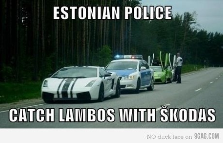 Badass Estonian police